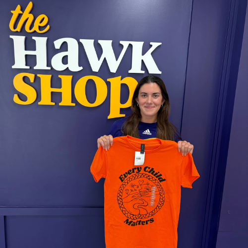 Arrianna Carello orange shirt design