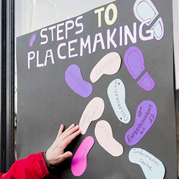 Image - Queen Street placemaking plan brings public consultation, community building to life for Laurier students