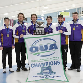 Laurier men's curling team