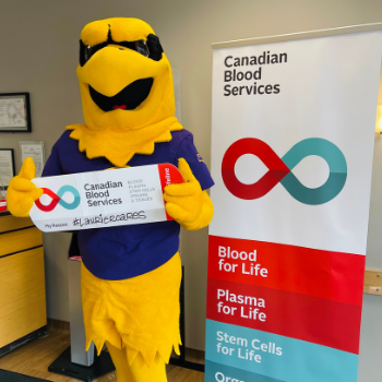 Image - Laurier recognized with Regional Partner Award from Canadian Blood Services